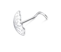 Cute Butterfly Wing Curved Nose Stud NSKZ-1771